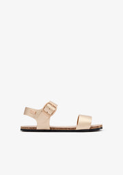 Sandali Barefoot GoFlex con Cinturino Oro Brillante
