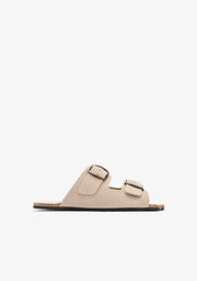 Sandales Barefoot GoFlex Beige à Boucles
