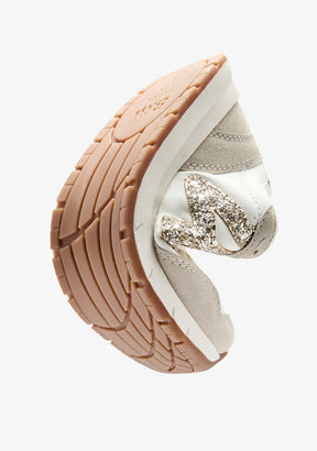 Scarpe barefoot glitter bianco