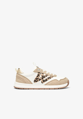 Sneakers Barefoot Bianche e Leopardo