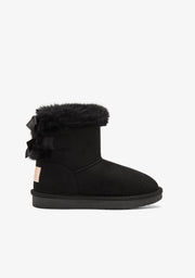 Botas australianas laço pelo pretas
