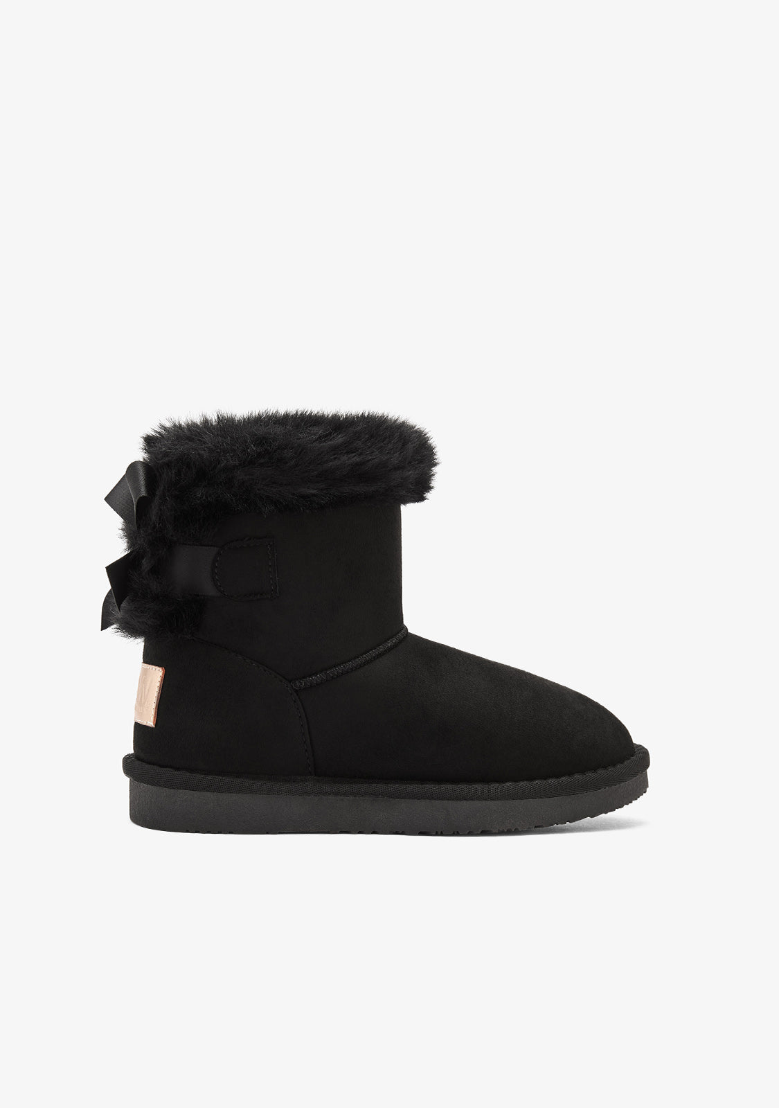 Botas australianas laço pelo pretas
