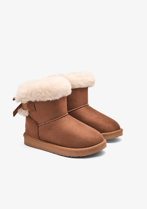 Stivali australiani con fiocco color tan