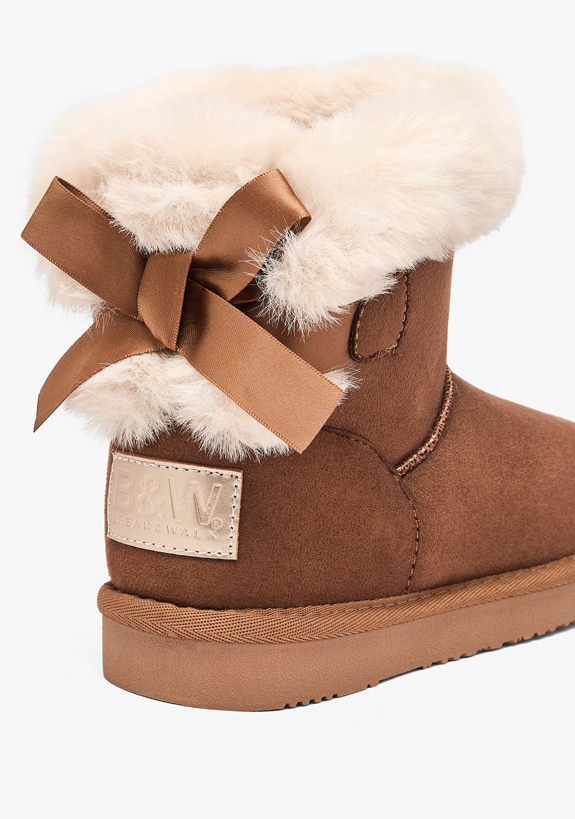 Stivali australiani con fiocco color tan