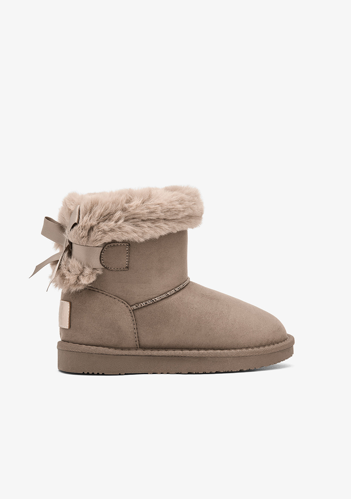 Botas Australianas Lazo Pelo Taupe