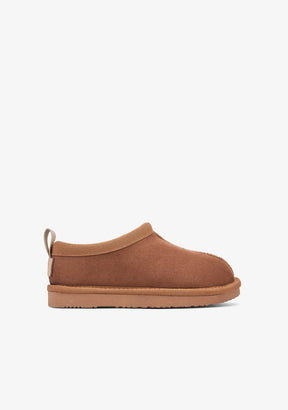 Clog-Stiefel Tan