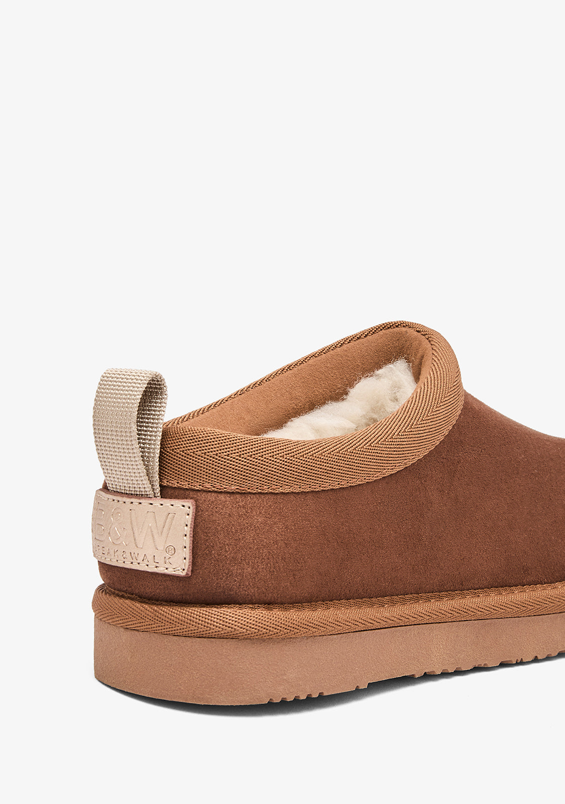 Clog-Stiefel Tan