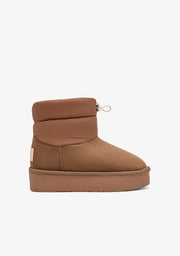 Braune Australian-Boots mit Kordelzug