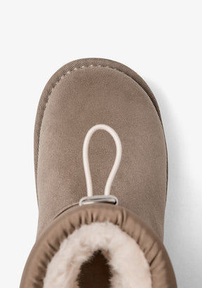 Australian Platform Boots Nylon Taupe