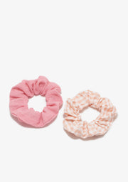 2ER-PACK SCRUNCHIES IN ROSA