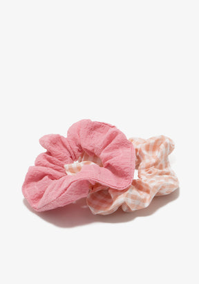 LOT DE 2 CHOUCHOUS ROSES