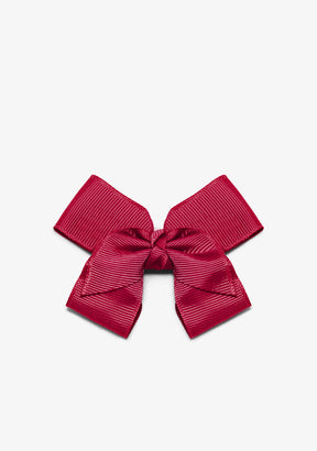 CONGUITOS ACCESORIOS / COLETEROS FAILLE BOW BURGUNDY