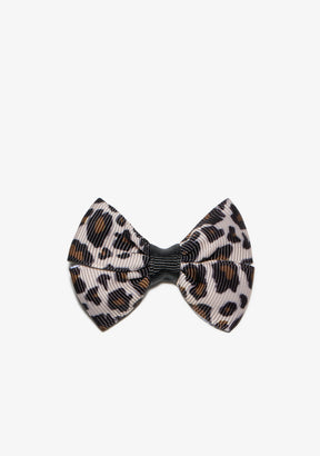 CONGUITOS ACCESORIOS / COLETEROS FAILLE BOW LEOPARD
