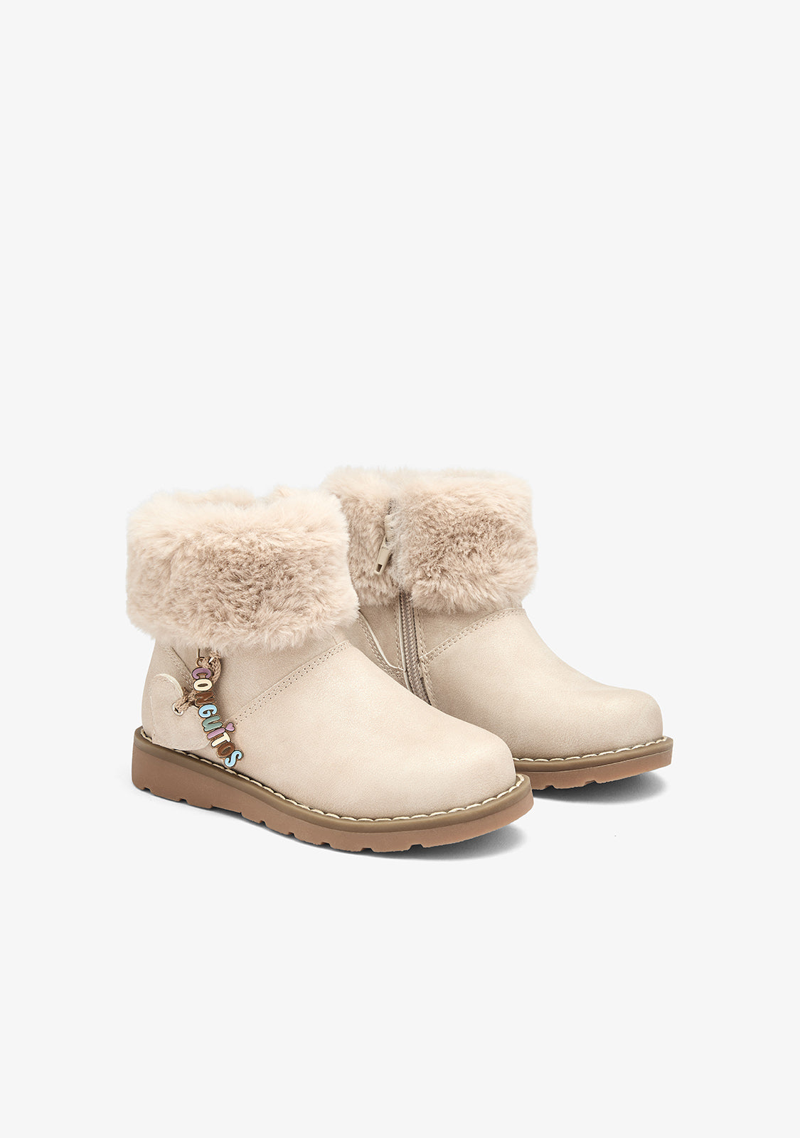 Boots Charm Beige