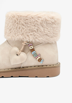 Boots Charm Beige