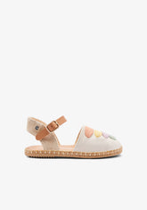 White Laces Pique Espadrilles