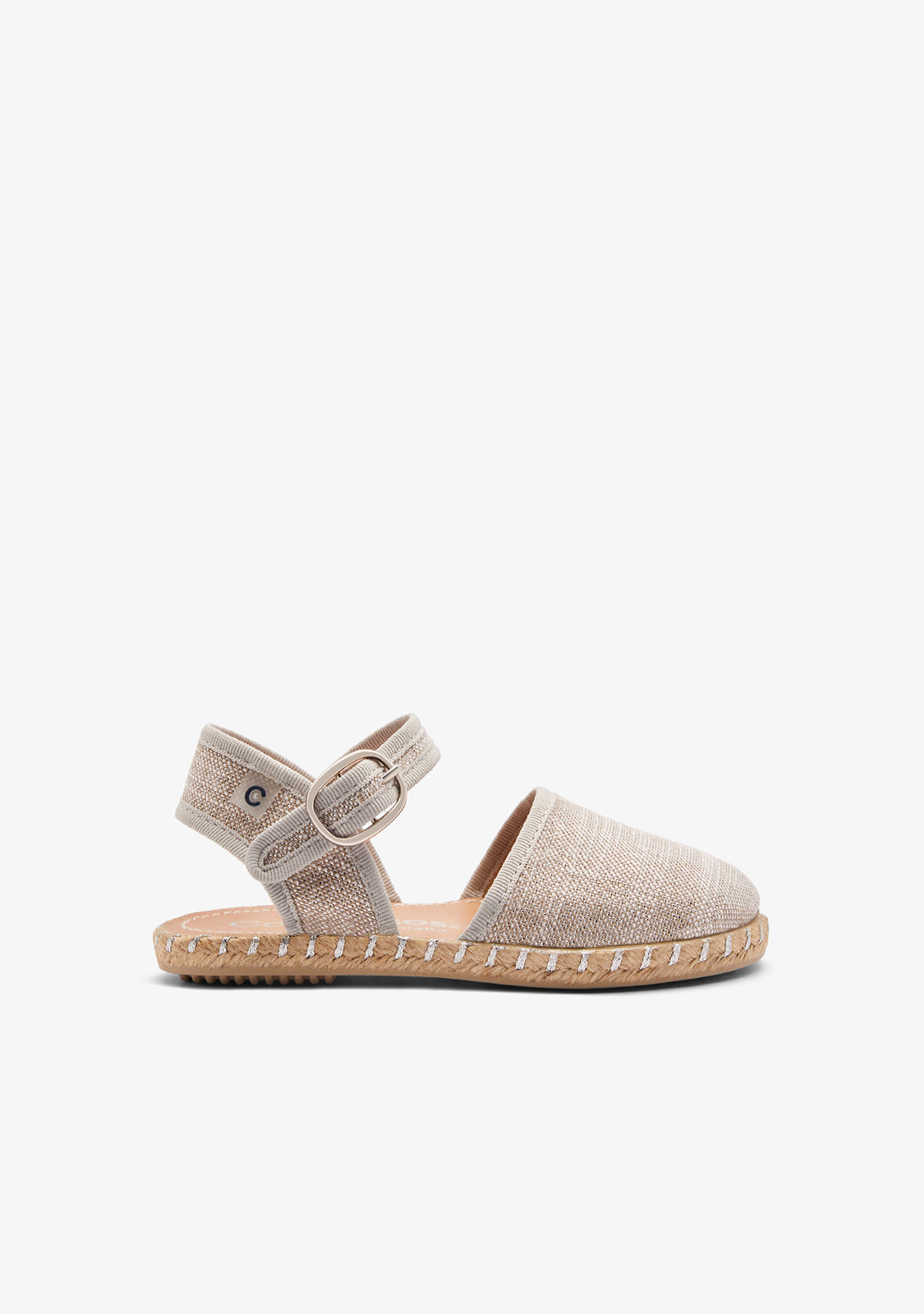 Silver Wire Buckle Espadrilles