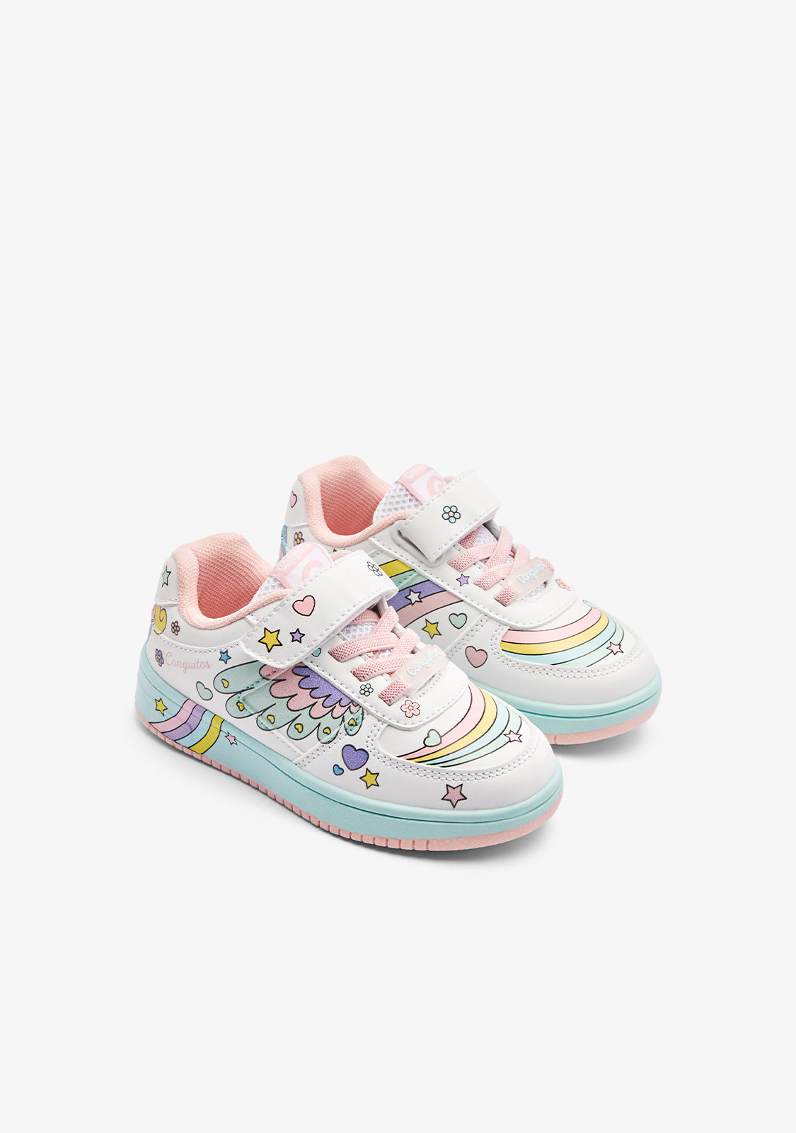 Bunte Regenbogen-Sneakers