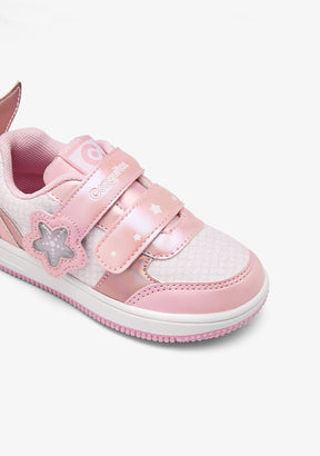 Scarpe da ginnastica leggere con stelle glitterate