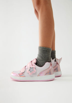 Scarpe da ginnastica leggere con stelle glitterate