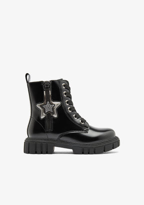 Botas Militares Negras Estrella