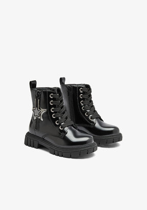 Botas Militares Negras Estrella