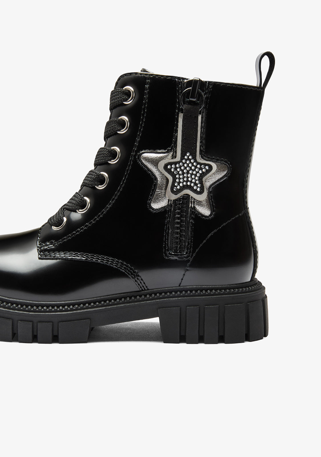 Botas Militares Negras Estrella