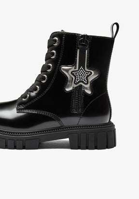 Botas Militares Negras Estrella