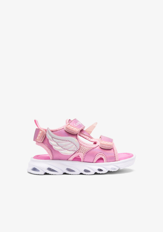 Pink Wings Light Sandals