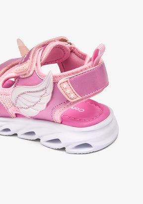 Pink Wings Light Sandals