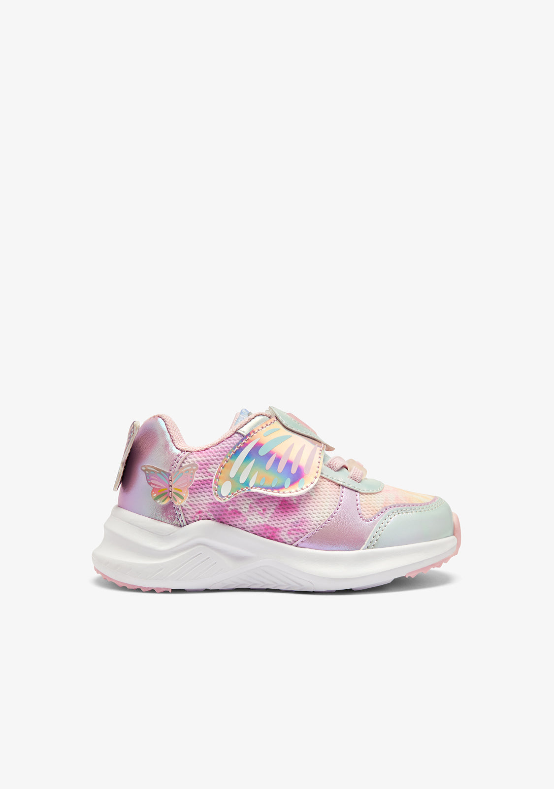 Pink Butterfly Light Sneakers