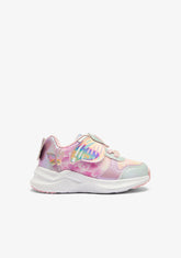 Pink Butterfly Light Sneakers