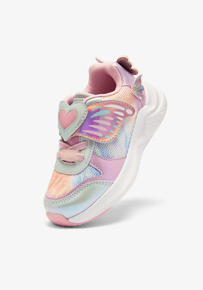 Pink Butterfly Light Sneakers