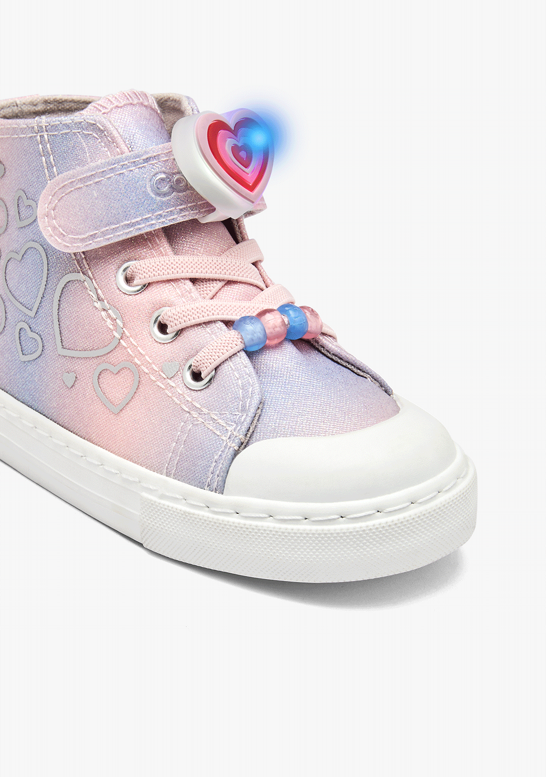 Sneakers Alte Multicolore con Luce