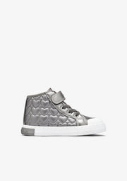 CONGUITOS ZAPATOS / SNEAKERS / BASKET SNEAKERS HIGH STRAP PADDING PEWTER