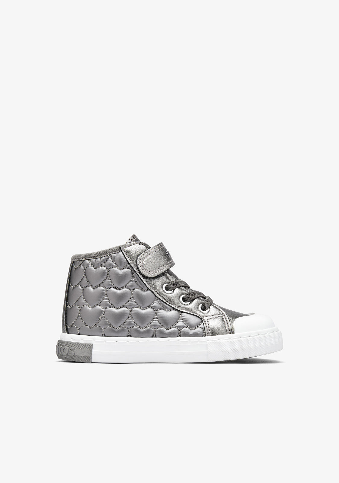 CONGUITOS ZAPATOS / SNEAKERS / BASKET SNEAKERS HIGH STRAP PADDING PEWTER