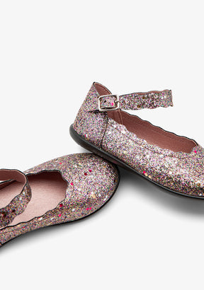 Multi Glitter Wave Ballerinas