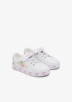 Zapatillas Blancas Glow Cerezas