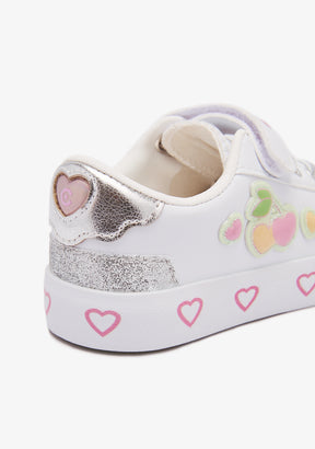 Zapatillas Blancas Glow Cerezas