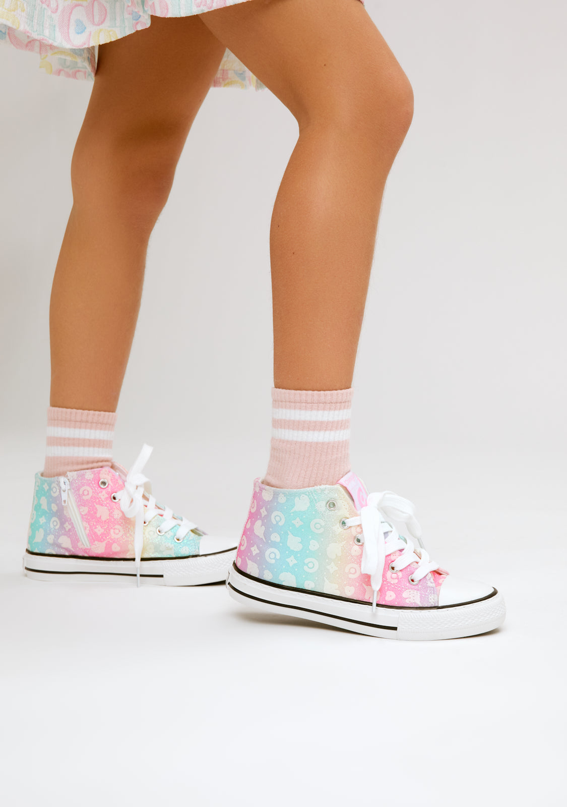 Unicorn Glitter High Sneakers