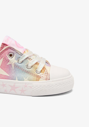 Multi Stars Glow Sneakers