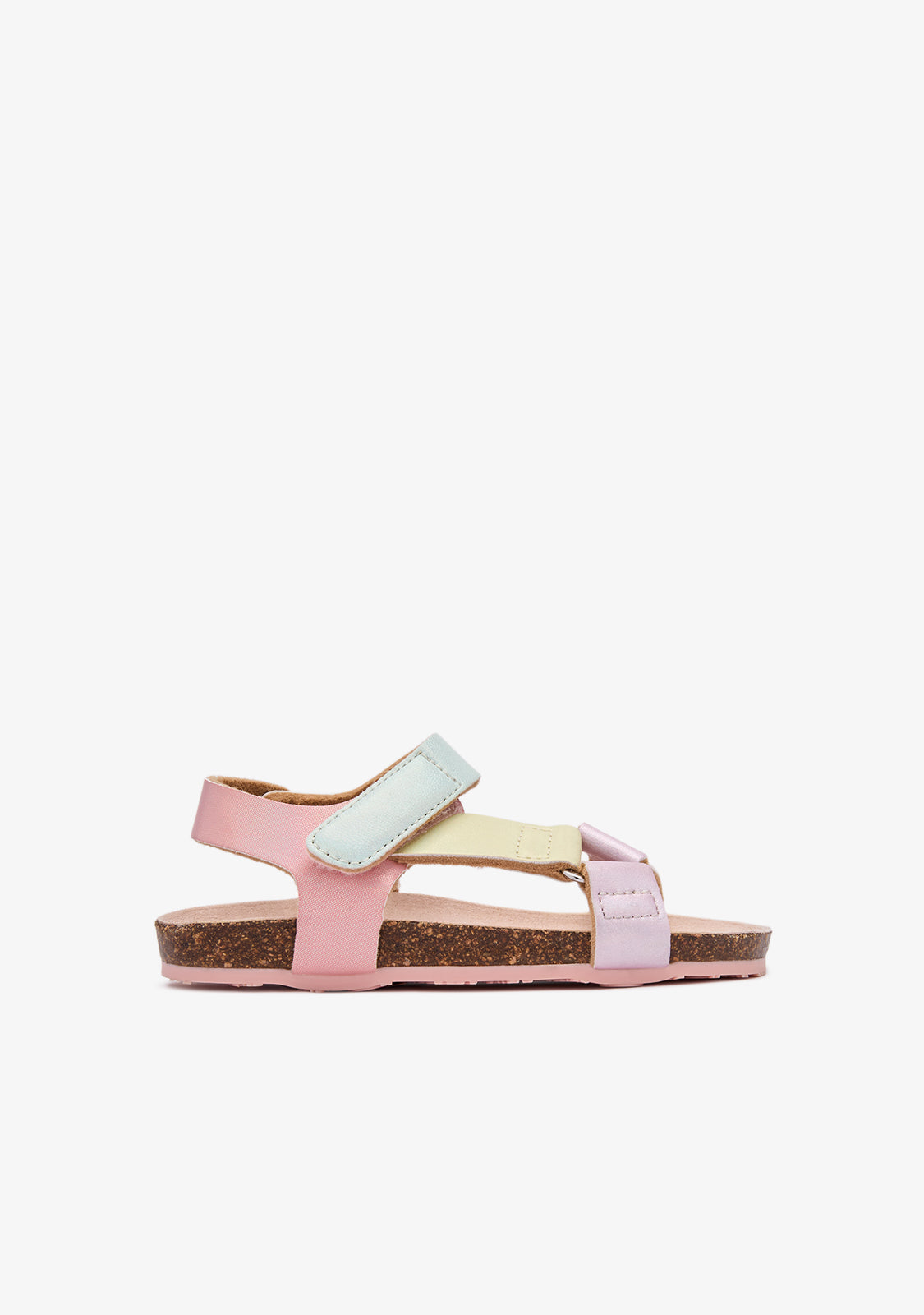 Multi Rainbow Strips Bio Sandals