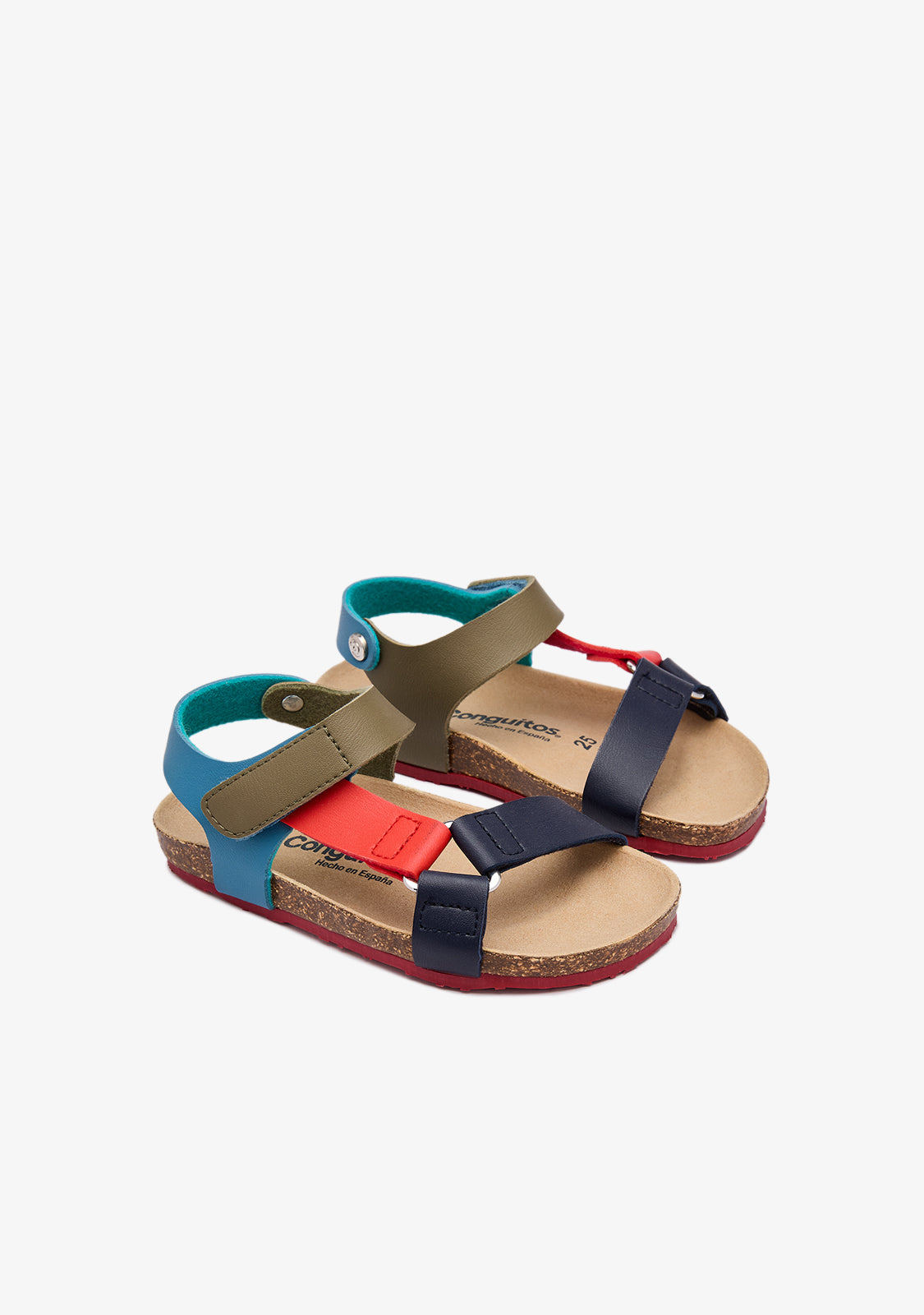 Blue Orange Strips Bio Sandals