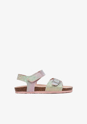 Rainbow Buckle Bio Sandals