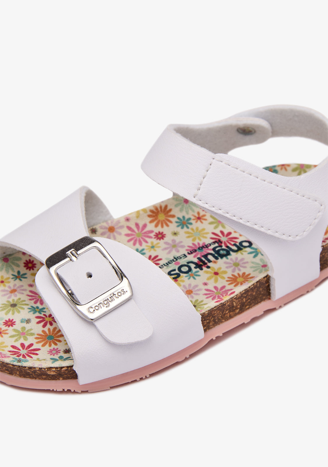 Sandalias Bio Blanca Hebilla