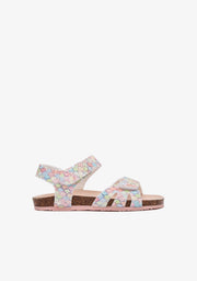 Sandali bio a sirena multi glitter