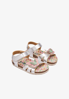 Sandalias Bio Plata Mariposa