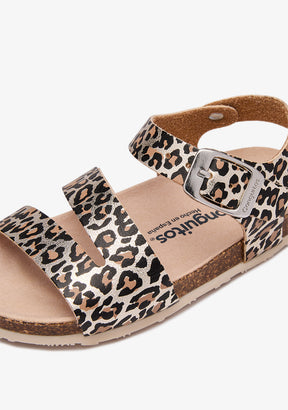 Leopard Print Straps Bio Sandals