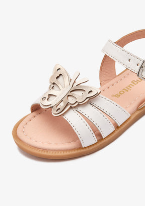 White Butterfly Sandals