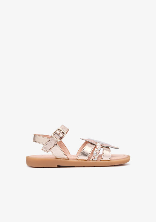 Multi Shine Strips Sandals